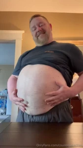 Daddy has a full belly