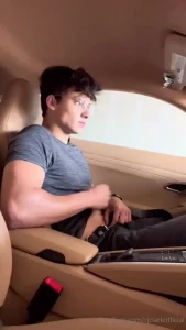 Found this old video of me at 18 stroking my cock in my car