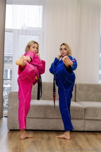 She always teach me some nice kicks love this girl