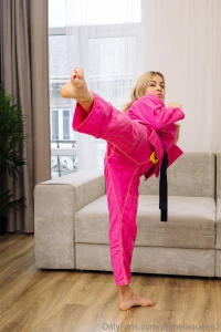 Posing my pink gi part 3