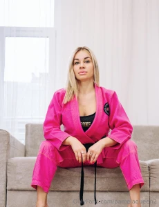 Posing my pink gi part 6