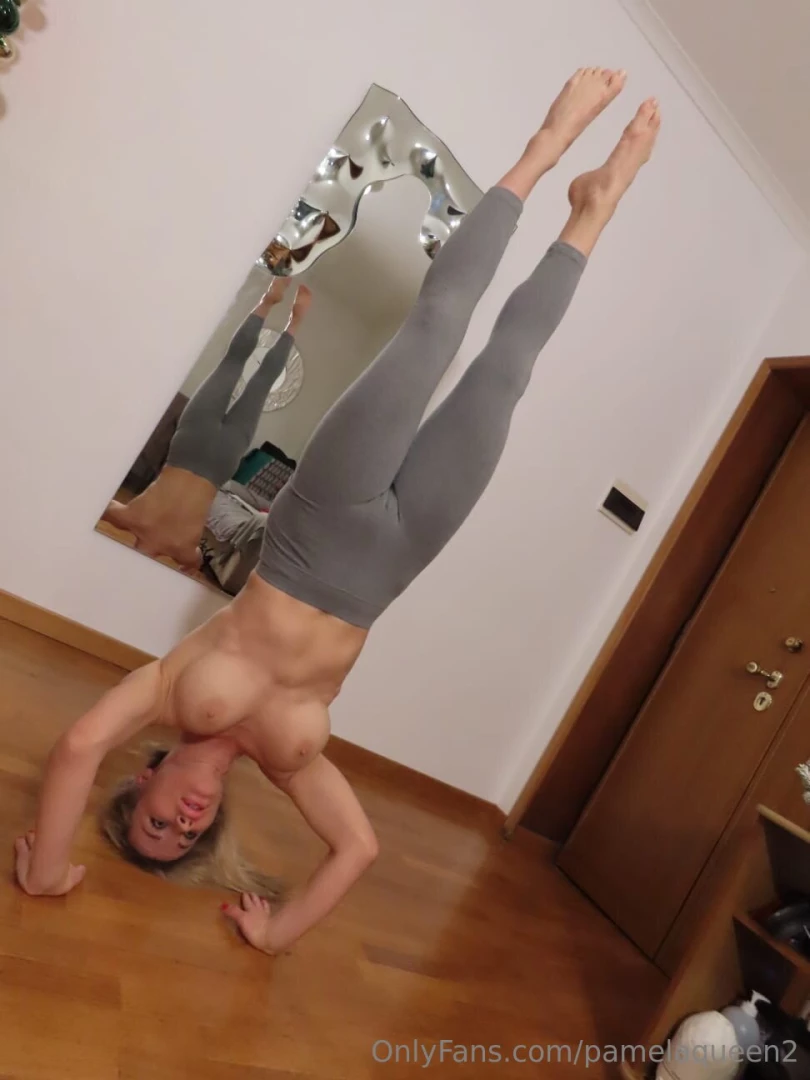 Some yoga exercises that turned in sexy posing part 3 
