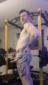 Finished my workout and feeling great make sure to check insta later
