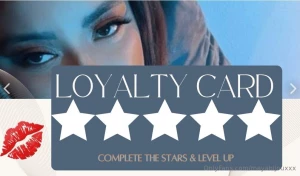So i ve created this loyalty card for you there are 5 different cards