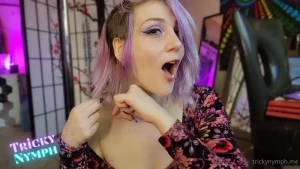 Solo ppv tricky nymph shaves her head watch me get turned on as i buzz