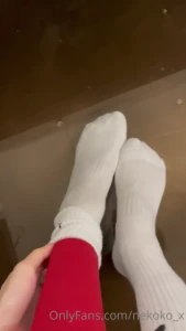 After work out and dirty sweaty socks
