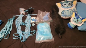 Sneak peek at my next set vaporeon loving blue kitty i m also planning part 1