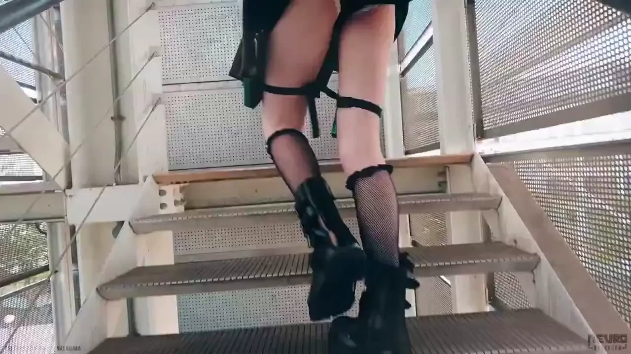 Toga maid cosplay short panty flashes i give you permission to peek 