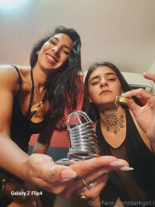 Welcome to our realm of pleasure and control two dominant goddesses