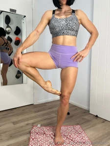 My yoga routine s got a naughty twist wanna see nbsp