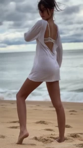 I m on the beach part 1 natural latina skinny tanned sensetive tanned