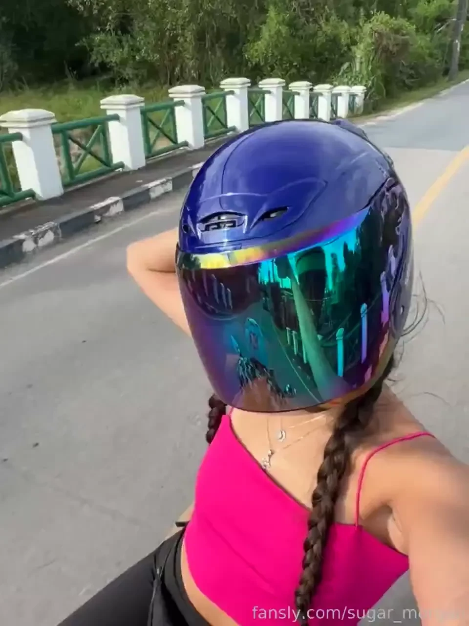 Will you take me out on your motorcycle natural latina sexy motorcycle 