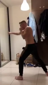 My night shadow boxing should i do naked version