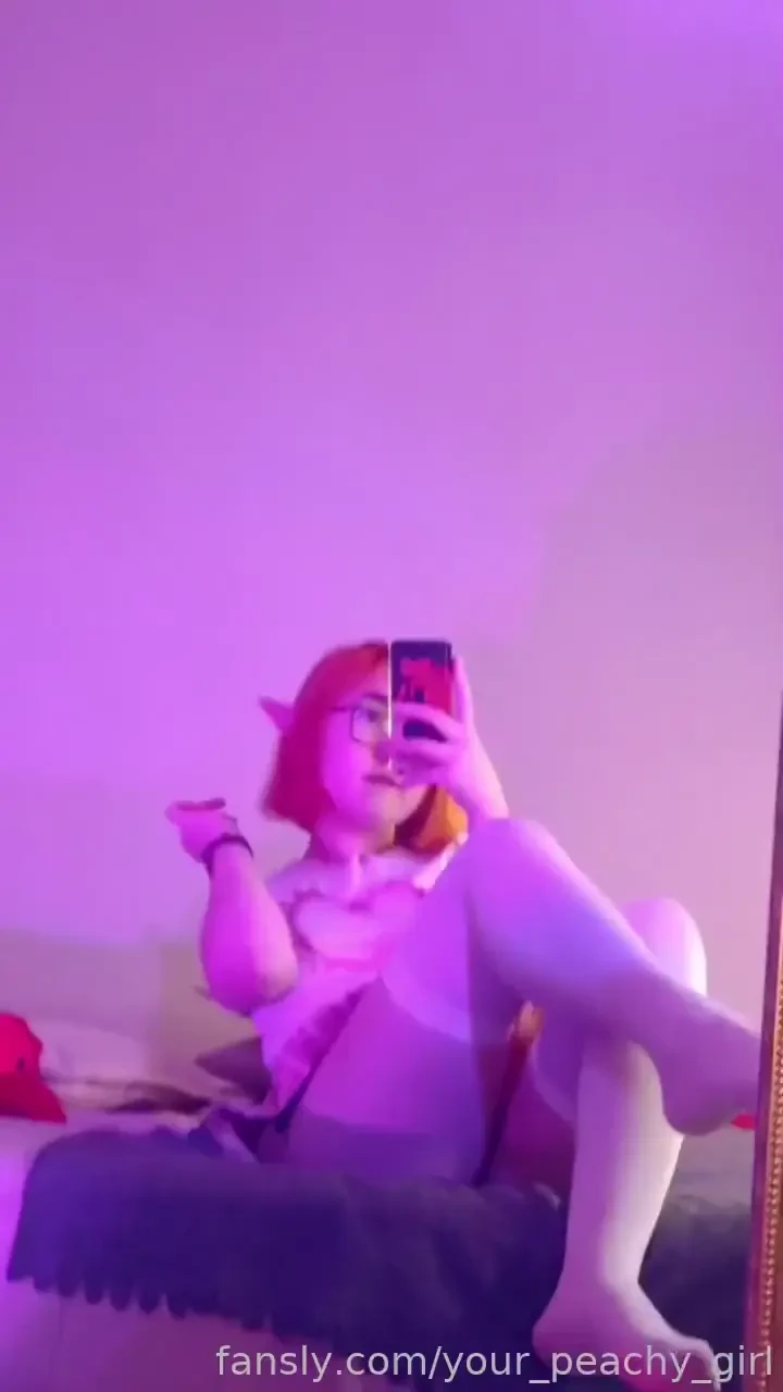 Do you think it s better with ears fyp collegegirl asian cosplay peach 