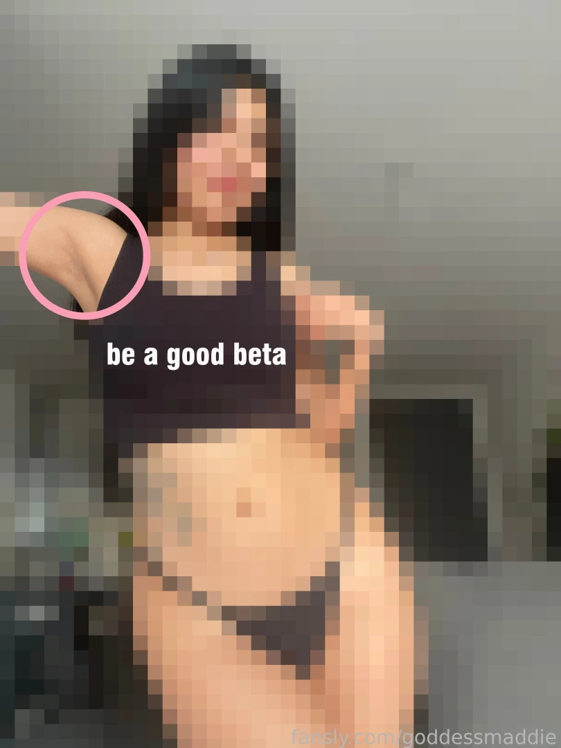 Perfect view of my armpits for you goddess femdom betasafe loser simp 
