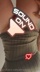 Want the sign gone my undies are to the side