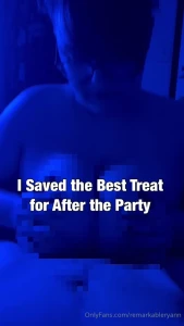 I saved the best treat for after the party still wearing the ghostface