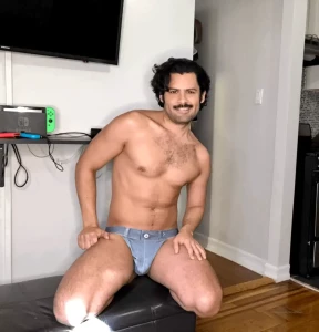 Skivvy sunday week 23 - aussiebum faded blue body denim jockstrap - i part 4