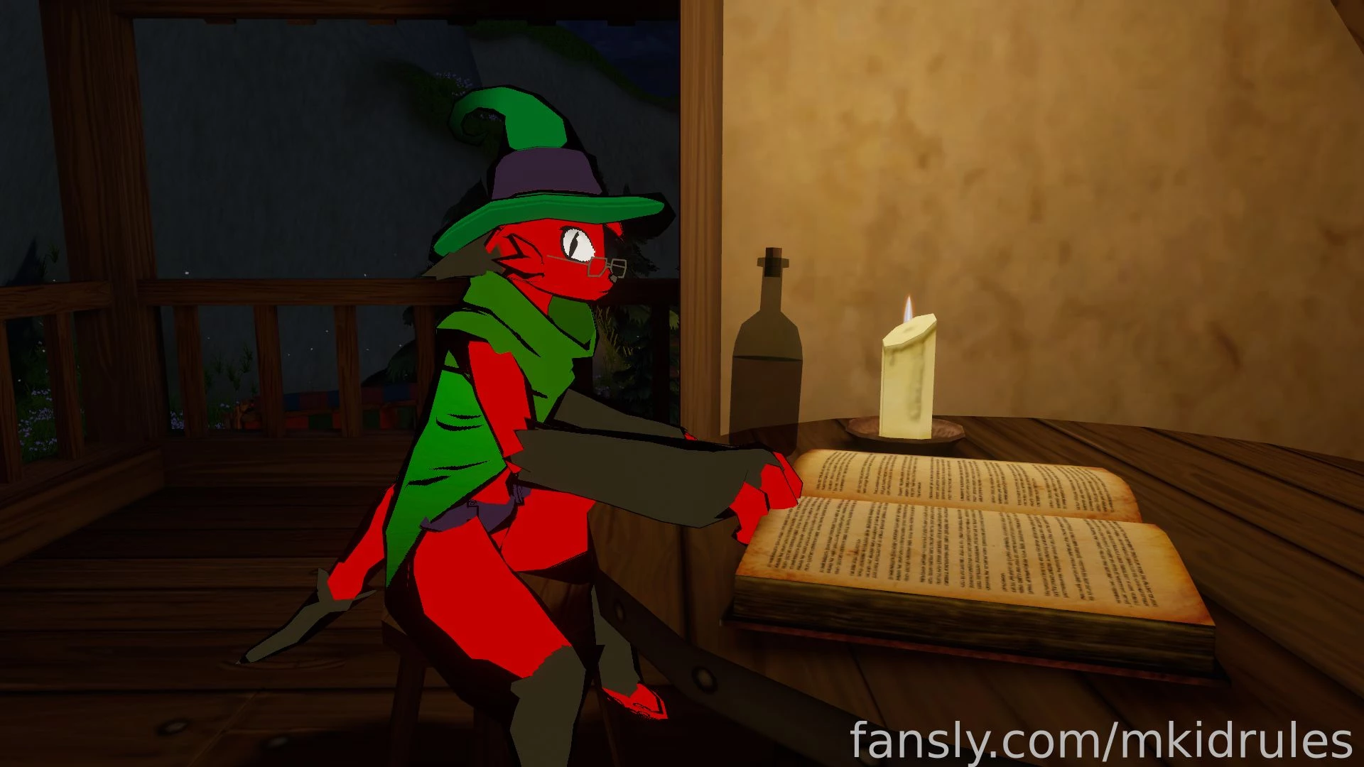 Mk has made it to the next tavern and decided to enjoy some drinks part 1 