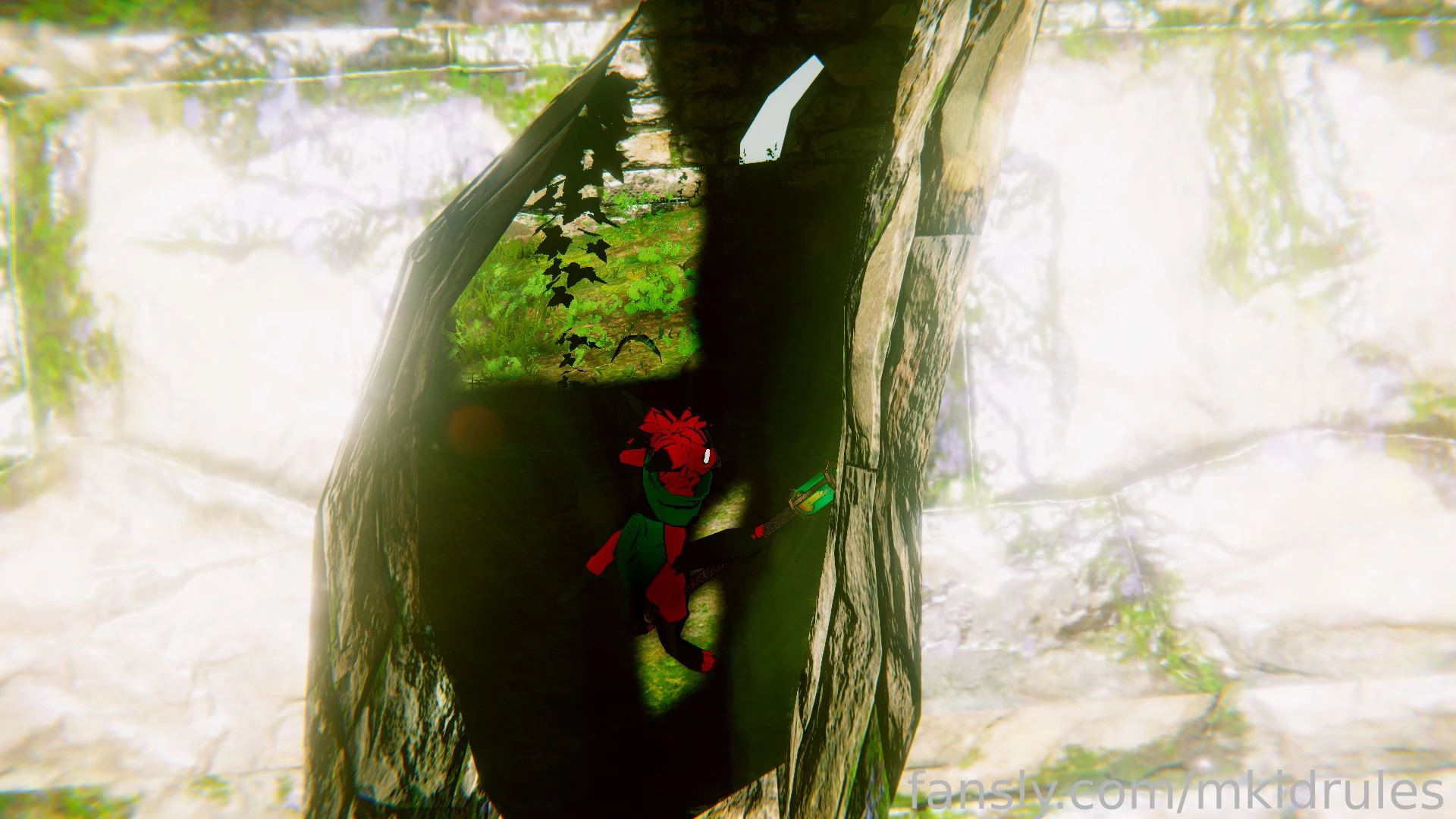 Mk has found himself wandering in a falling-apart tunnel system as he part 3 