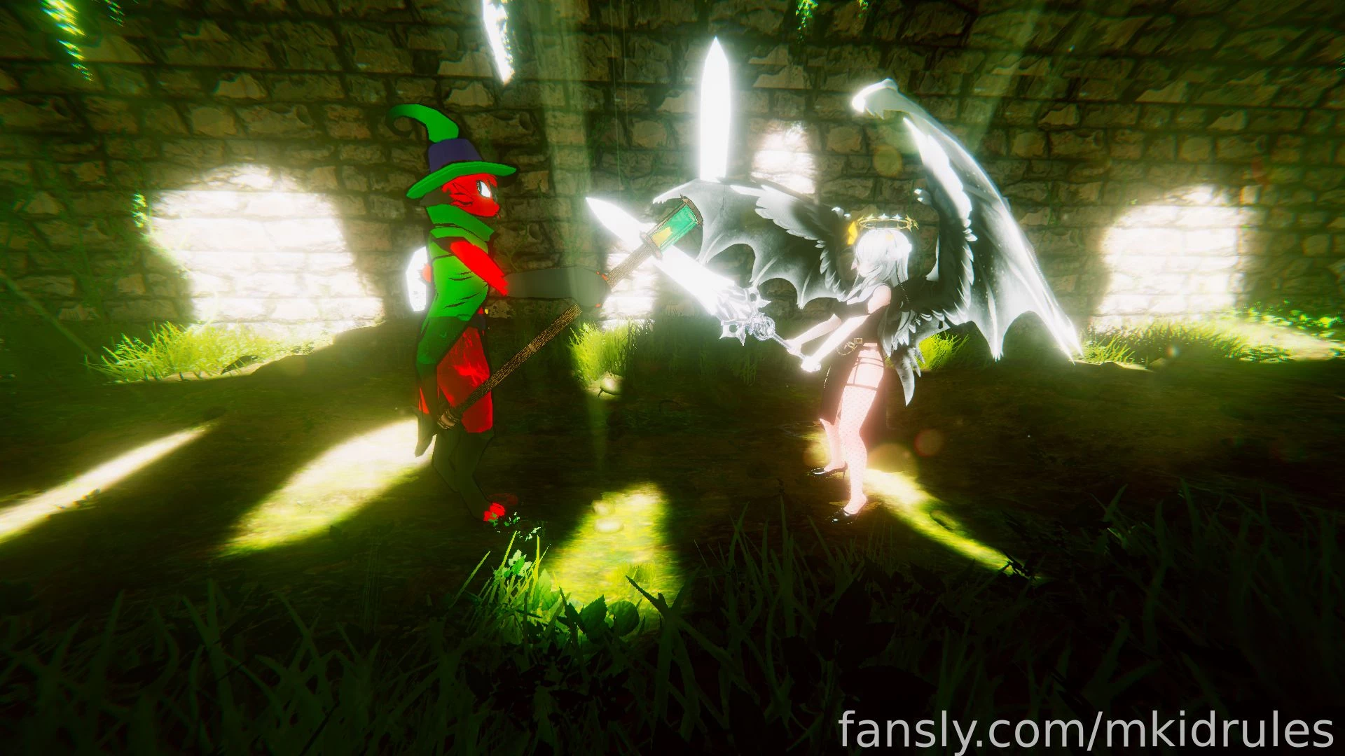 Mk has found himself wandering in a falling-apart tunnel system as he part 2 