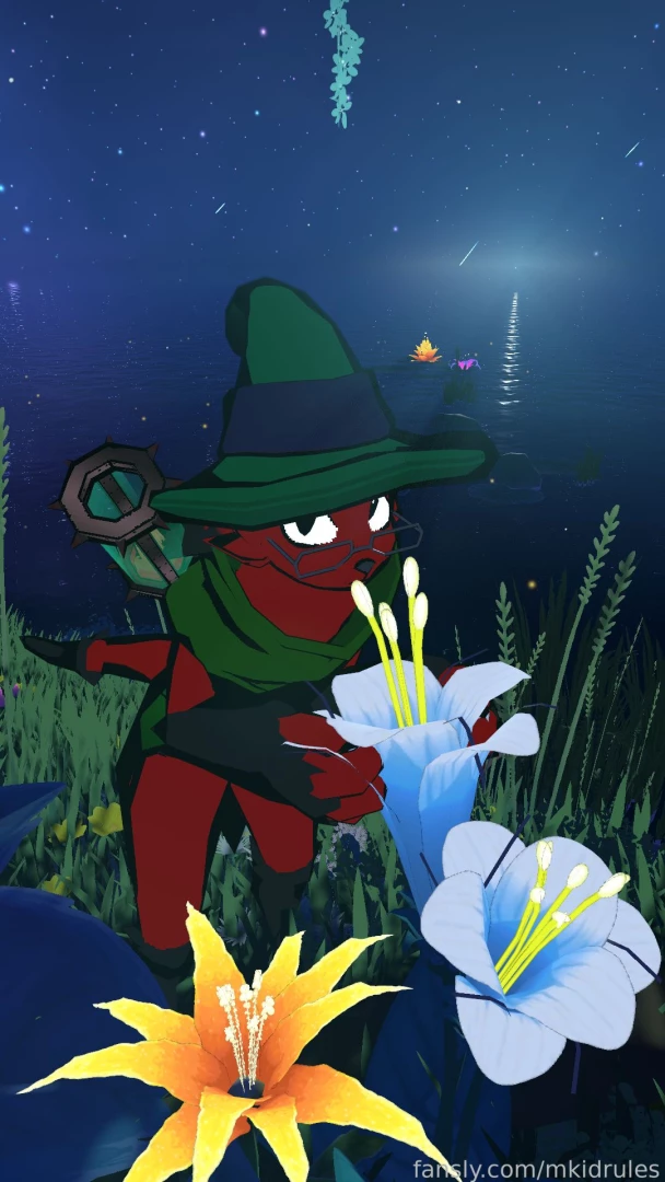 Well after leaving the inn he wandered through the night and found part 2 