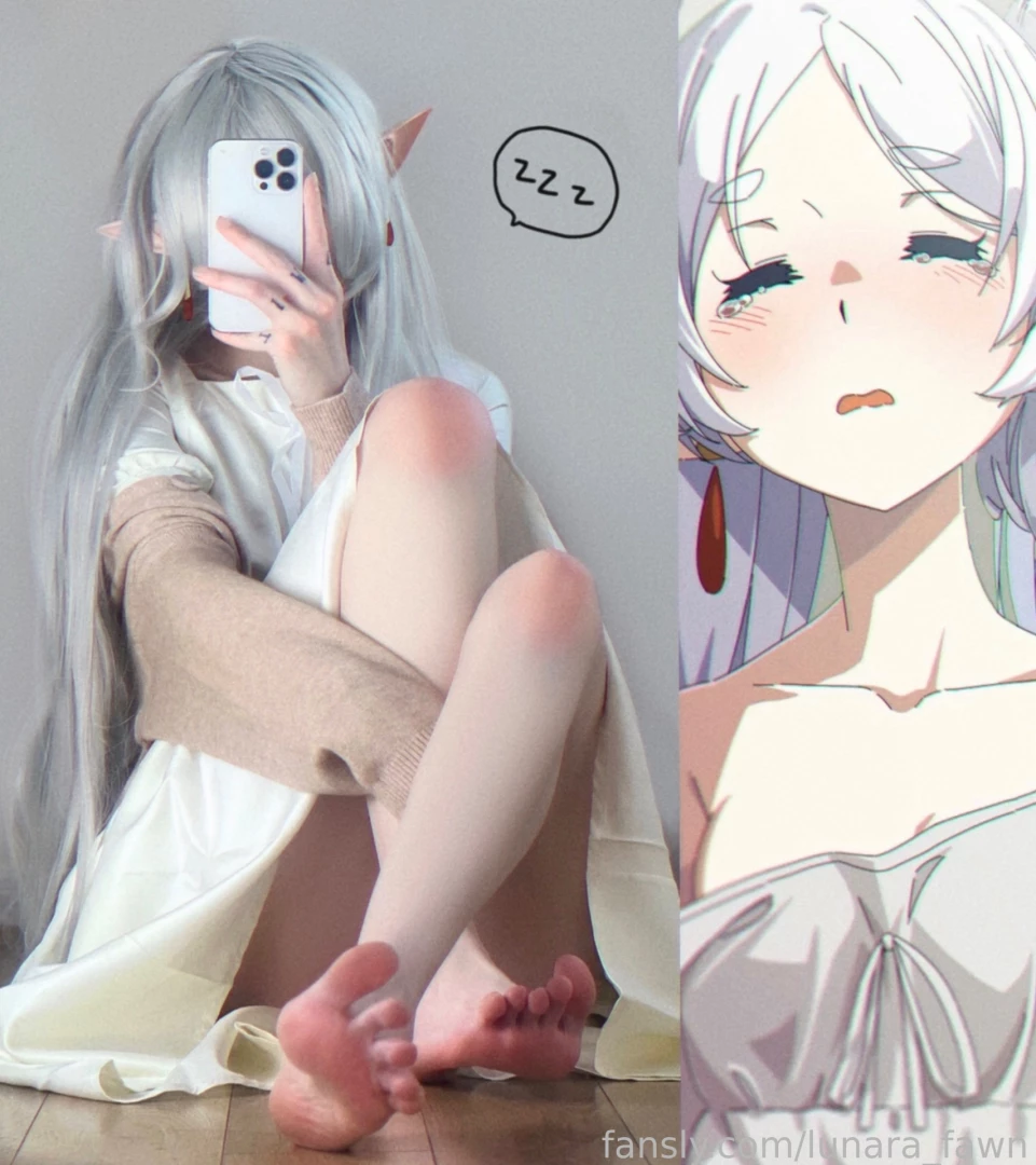 Foot joi - new set get an oily footjob from frieren and follow her part 1 