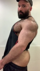 After gym sweaty strip part 1