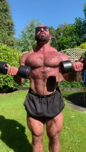 Sunny garden workout