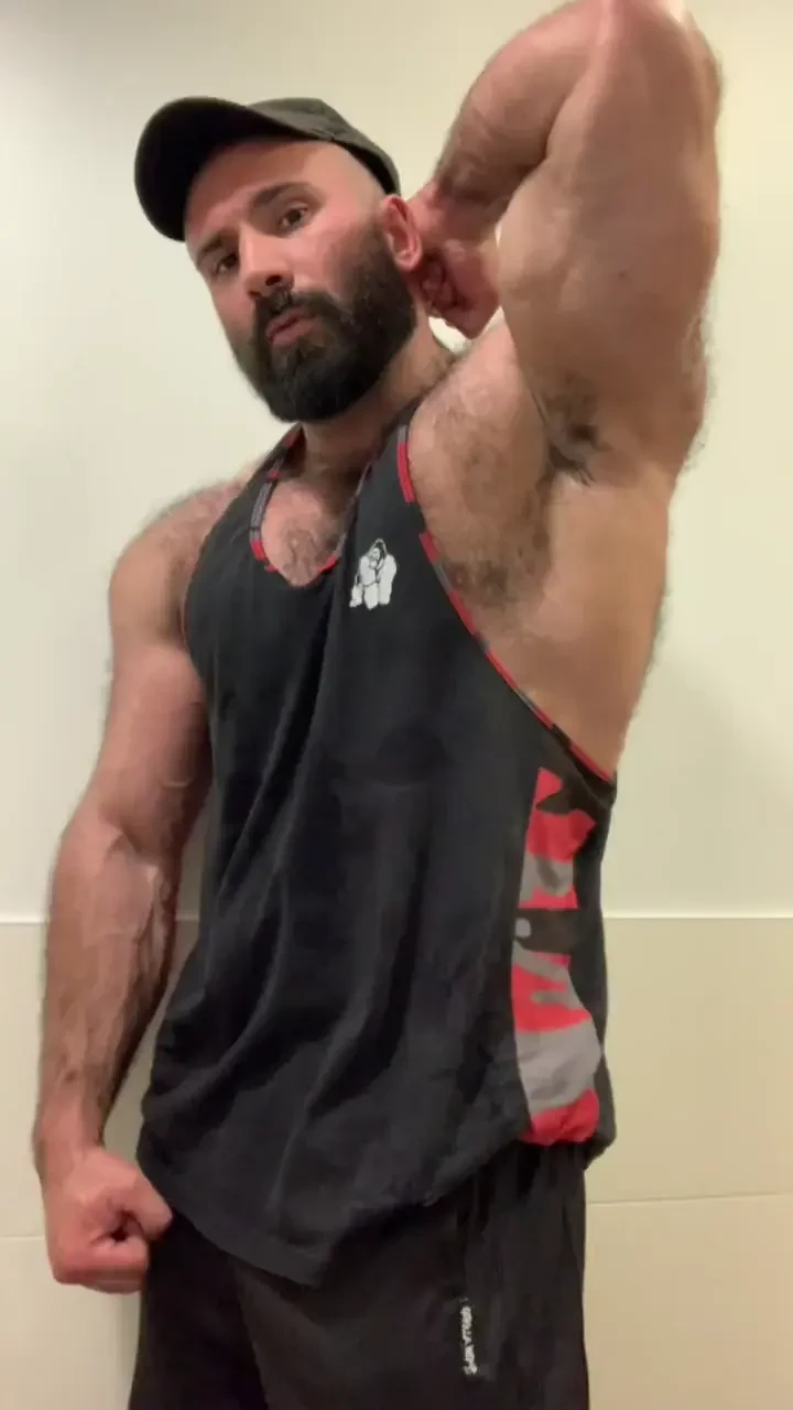 After gym sweaty strip 