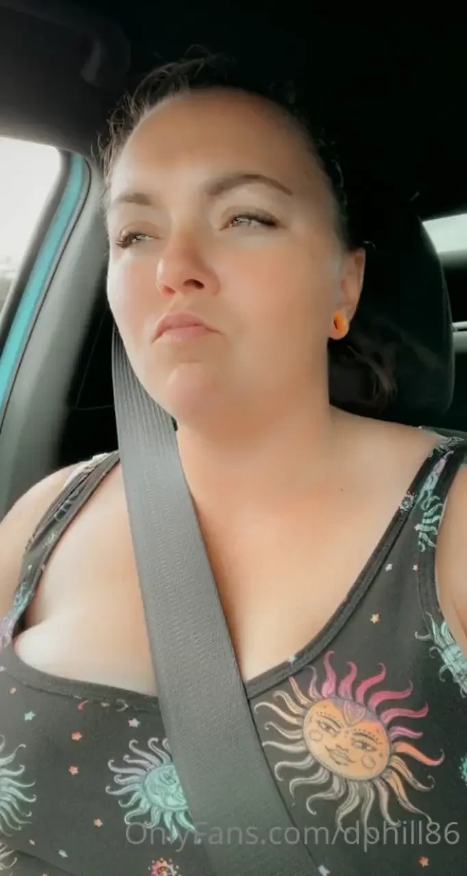 Just got off of work and celebrating in the car 