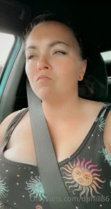 Just got off of work and celebrating in the car