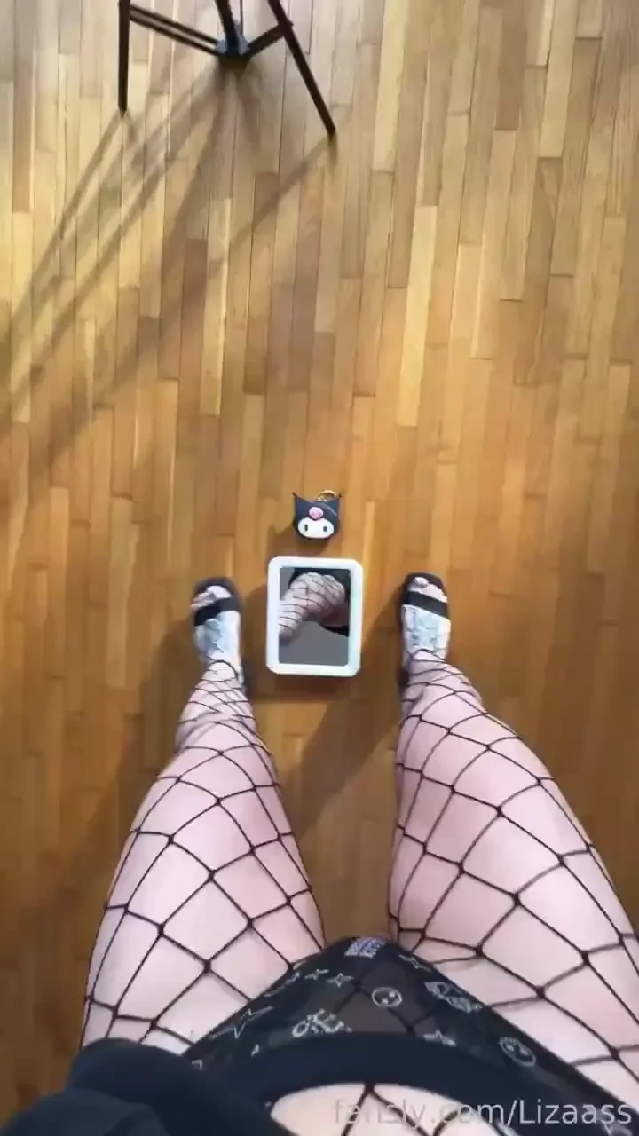 Oops i m so awkward i keep dropping things fishnet panties tiktok 