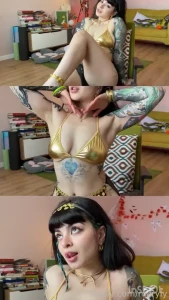 Queen of egypt has to be worshipped right fyp video cosplay bellydance