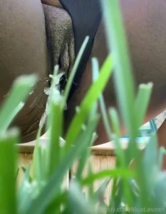 I love power pissing in my backyard fyp ebony soaked piss pissing pee