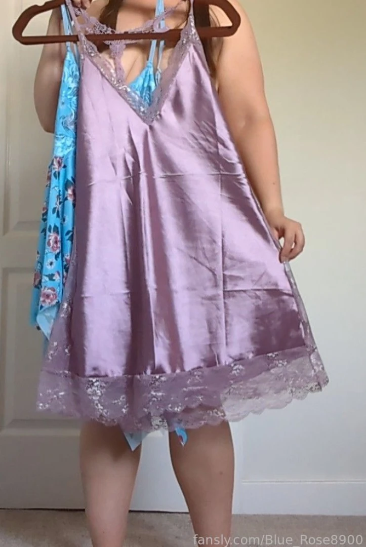 Which nightie should i make a video with next lilac and lace or blue 