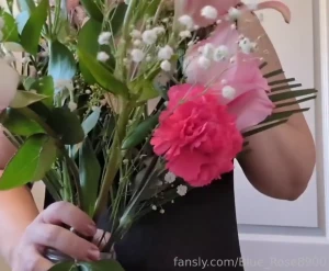 Flower sneezes part 1 special request - smelling a flower bouquet to