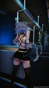 What would you do if you saw me on the train vr vtuber vrchat hentai part 16