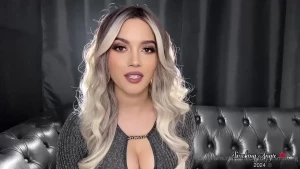 Blonde bimbo doll drains your bank account while hooking you on her