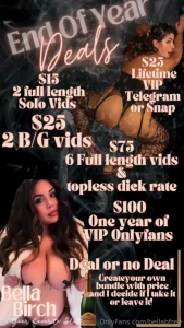 Year end specials dm me to grab a deal