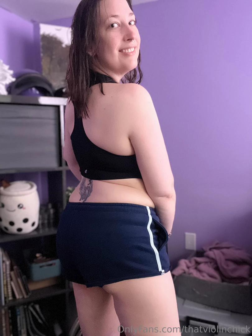 Freshly showered post-workout 