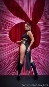 Striptease video of little witch