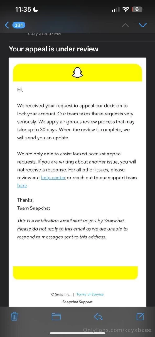 Snapchat got shut down but made a twitter follow me https x com 