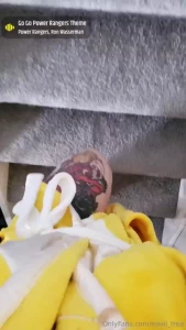 Forgot i had this yellow power ranger robe