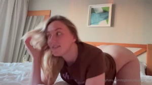 Hotel sex w intense edging bj creampie