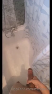 In the shower been so horny for days