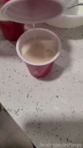 The making of cum jello cum cumfood whatamidoing jello