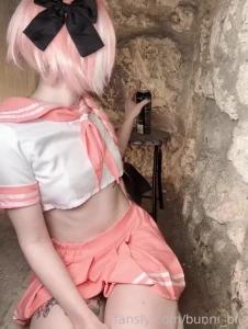 Everyone said i look so hot in my astolfo cosplay ik i did it for the