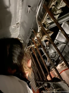 Getting my deck swabbed on a battleship