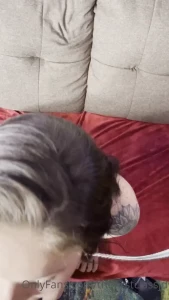 Riley is sooo sexy sucking my cock with her collar on tatiannababyy